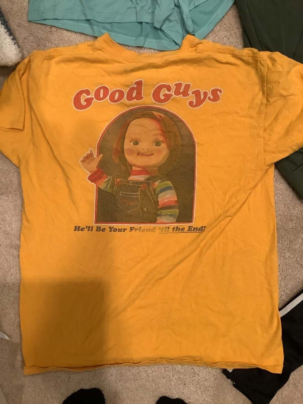 Chucky Good Guys Yellow T-Shirt Size M